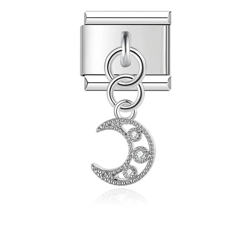 Charm Lune, Cadenas et Planète - DJ1560 NO 17
