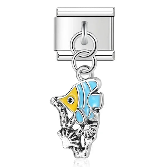 Charm Été Pendant - Fish
