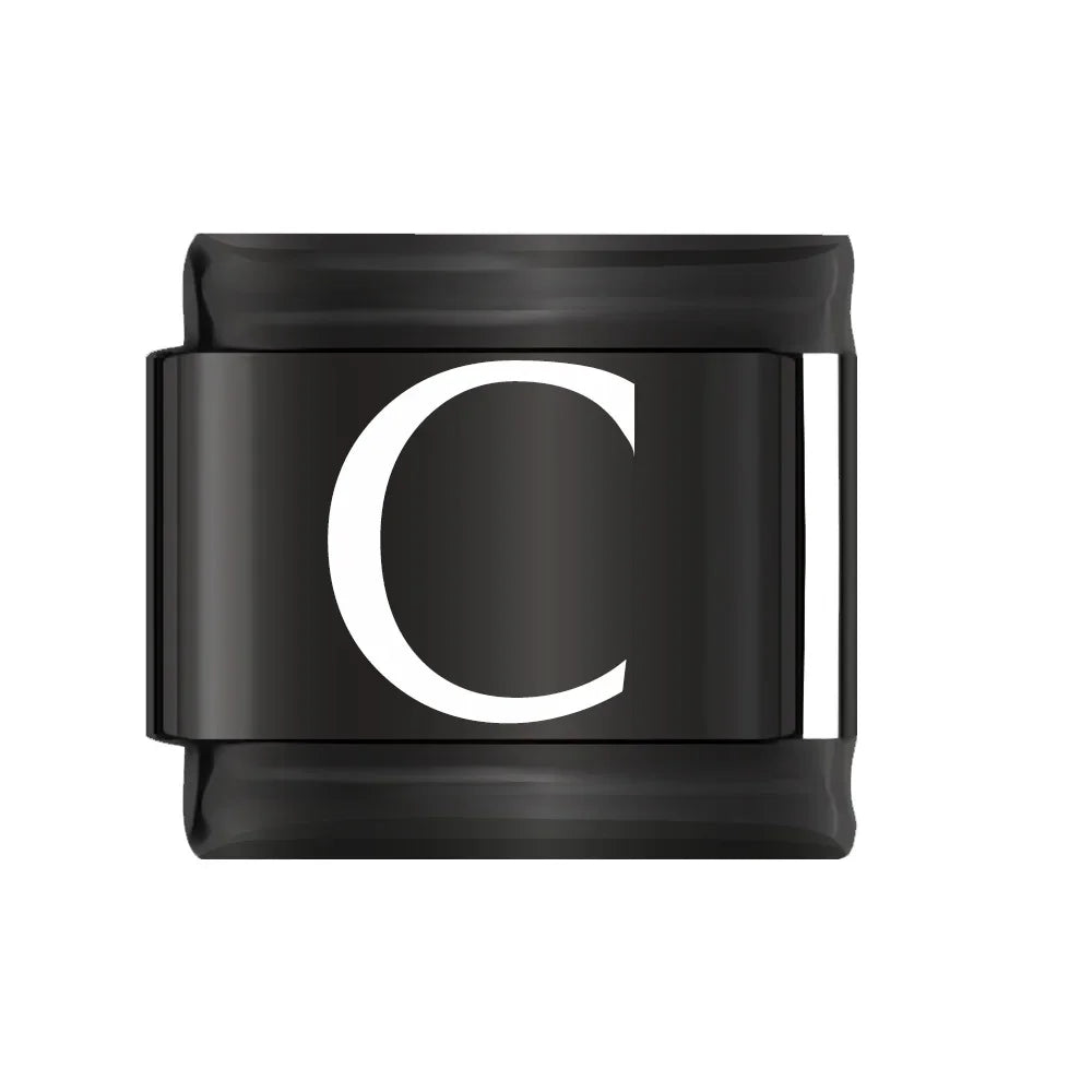 Black Letter Charm Collection Vol. 3 — 9mm Italian Bracelet