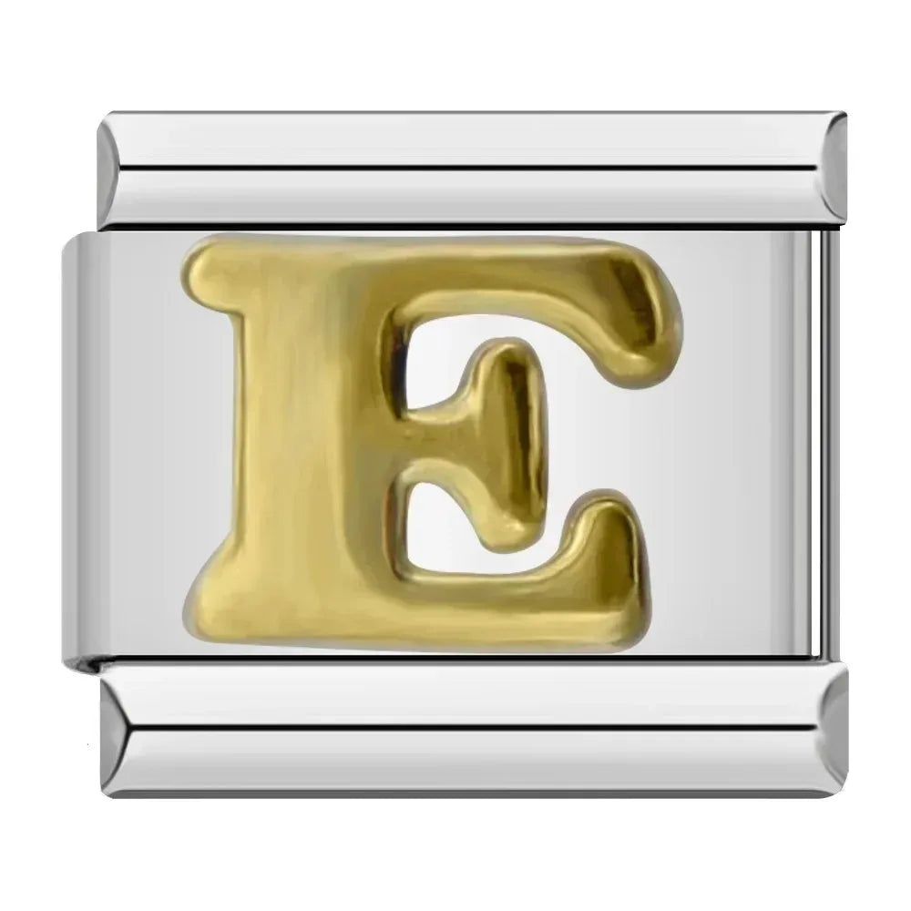 Classic Letter Charm Collection — 9mm Italian Bracelet