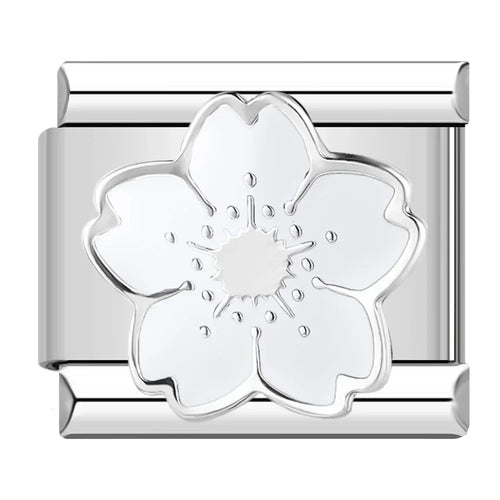 Charm Cœur et Fleur Colorés - 8