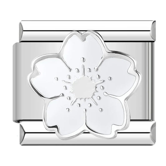 Charm Cœur et Fleur Colorés - 8