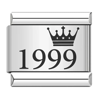 Birth Year Charm Collection — 9mm Italian Bracelet