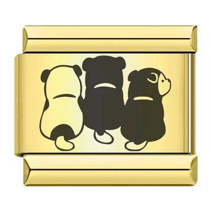 Cat & Dog Charm Collection Vol. 2 — 9mm Italian Bracelet