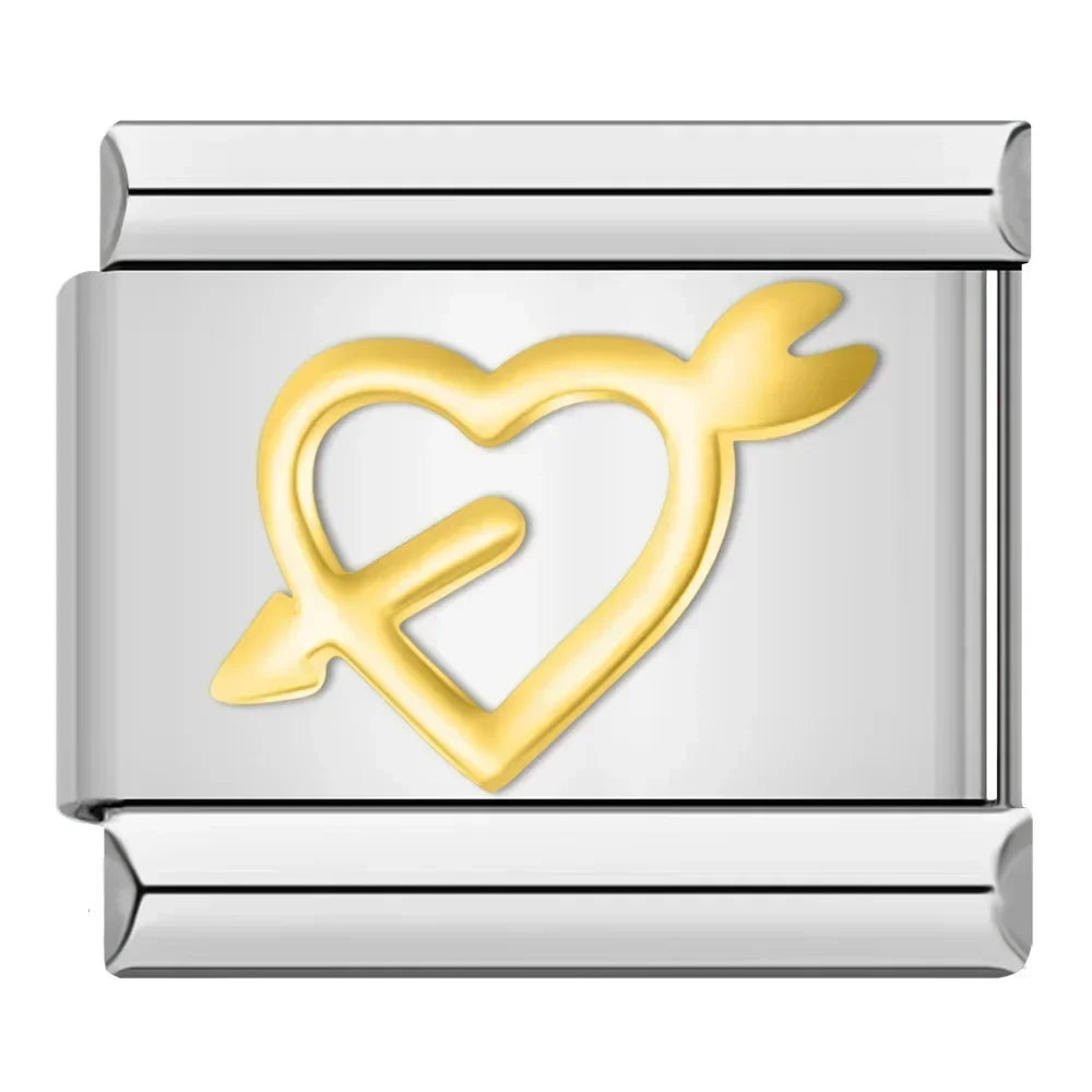 Charm Maillon Cœur Amour - C6