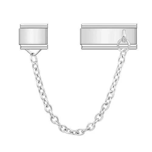 Connecteur de Chaîne d'Extension — Bracelet Italien 9mm - Silver 3