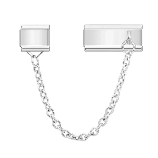 Connecteur de Chaîne d'Extension — Bracelet Italien 9mm - Silver 3