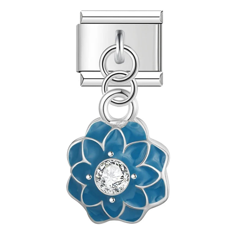 Charm Lune, Fleur et Papillon - DJ1412 NO 12