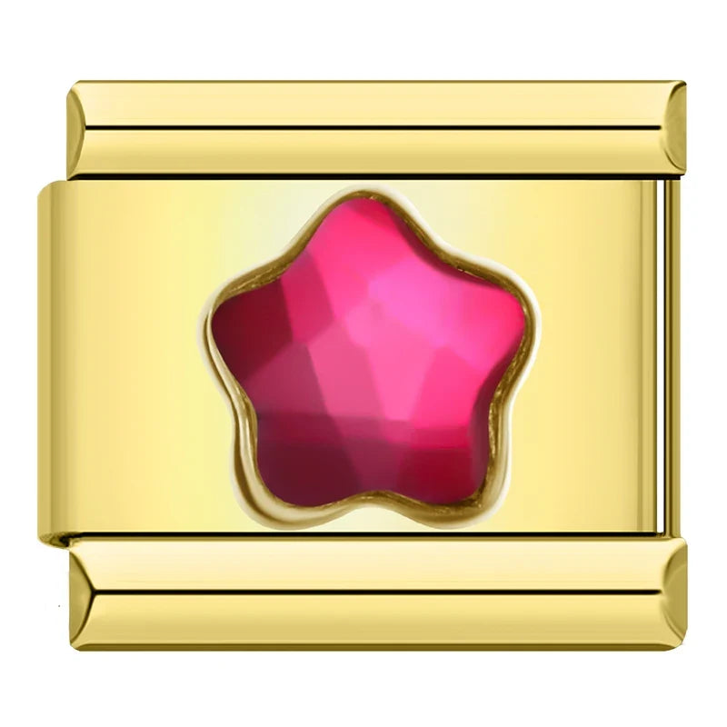Charm Étoile CZ Dorée - DJ1801 Gold 10