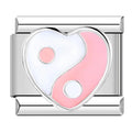 Charm Yin Yang Rose Argenté — photo du produit