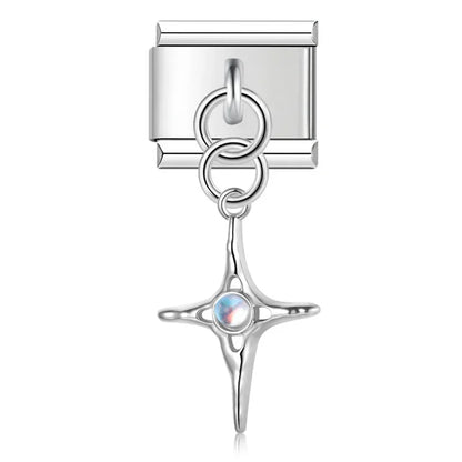Crystal Dangle Charm Collection — 9mm Italian Bracelet