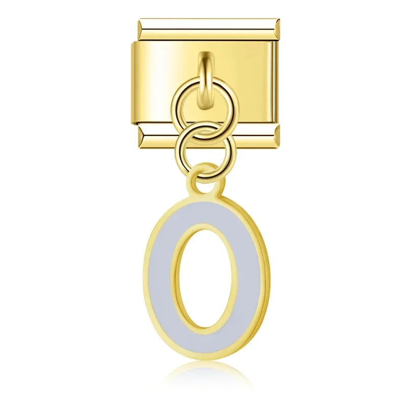 Colorful Lowercase Letter Charm Collection — 9mm Italian Bracelet