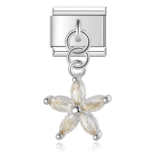 Charm Chien et Fleur - DJ1381 NO 6