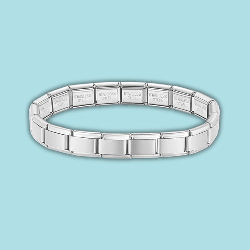 Italian Charm Bracelet 9mm — Silver