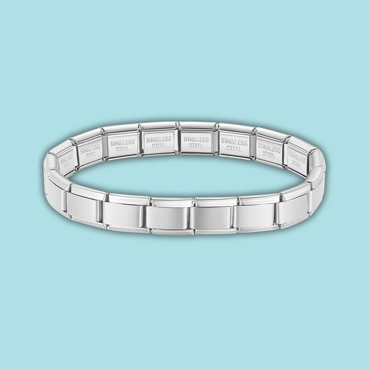 Italian Charm Bracelet 9mm — Silver