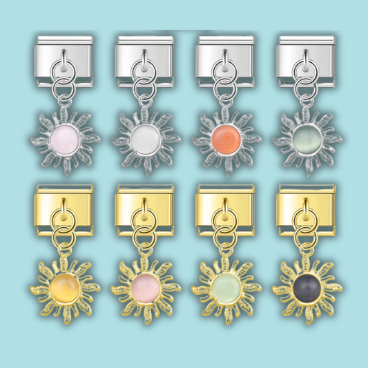 Sun Charm Collection — 9mm Italian Bracelet