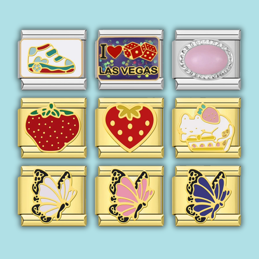 Sweet & Playful Charm Collection — 9mm Italian Bracelet