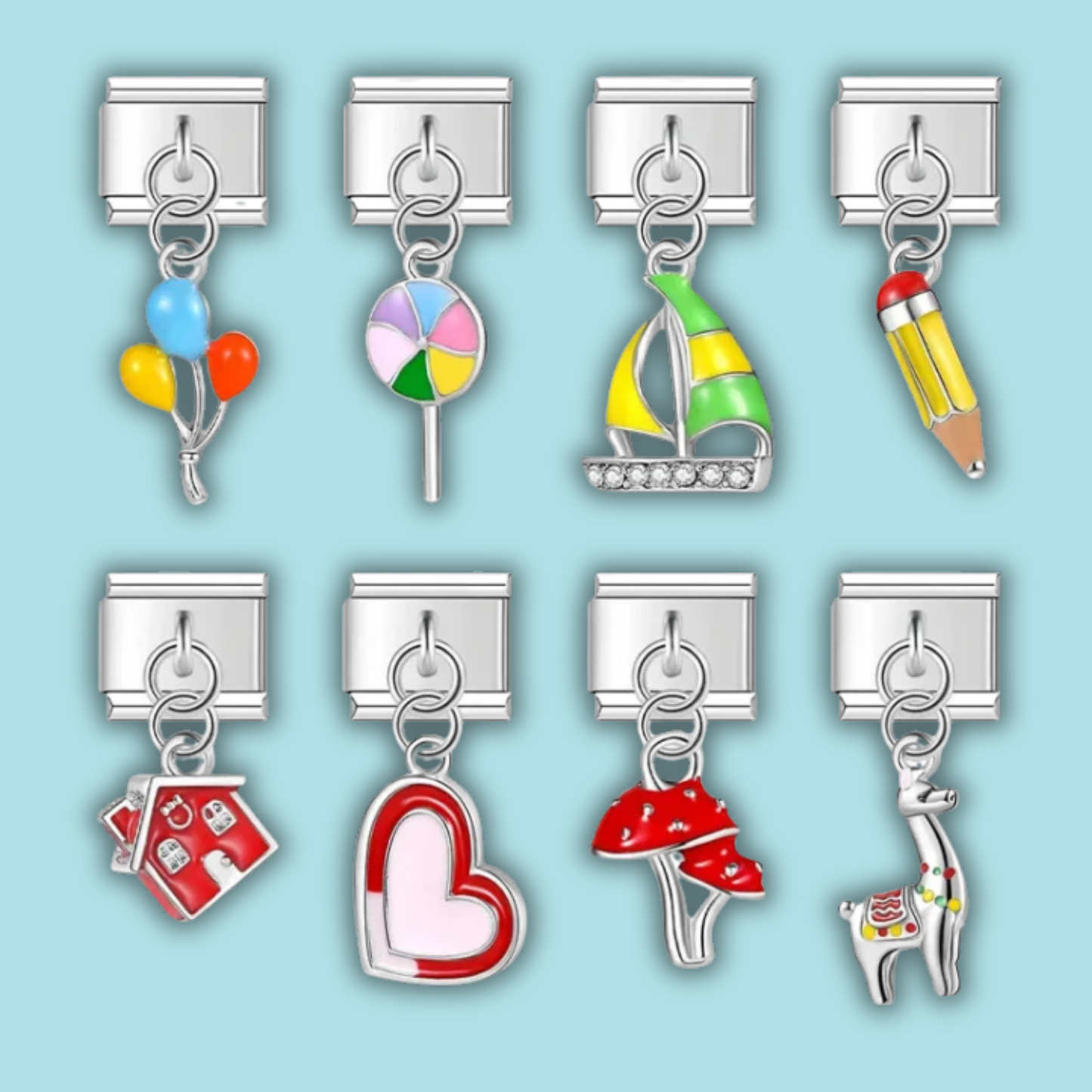 Sweet Home Charm Collection — 9mm Italian Bracelet