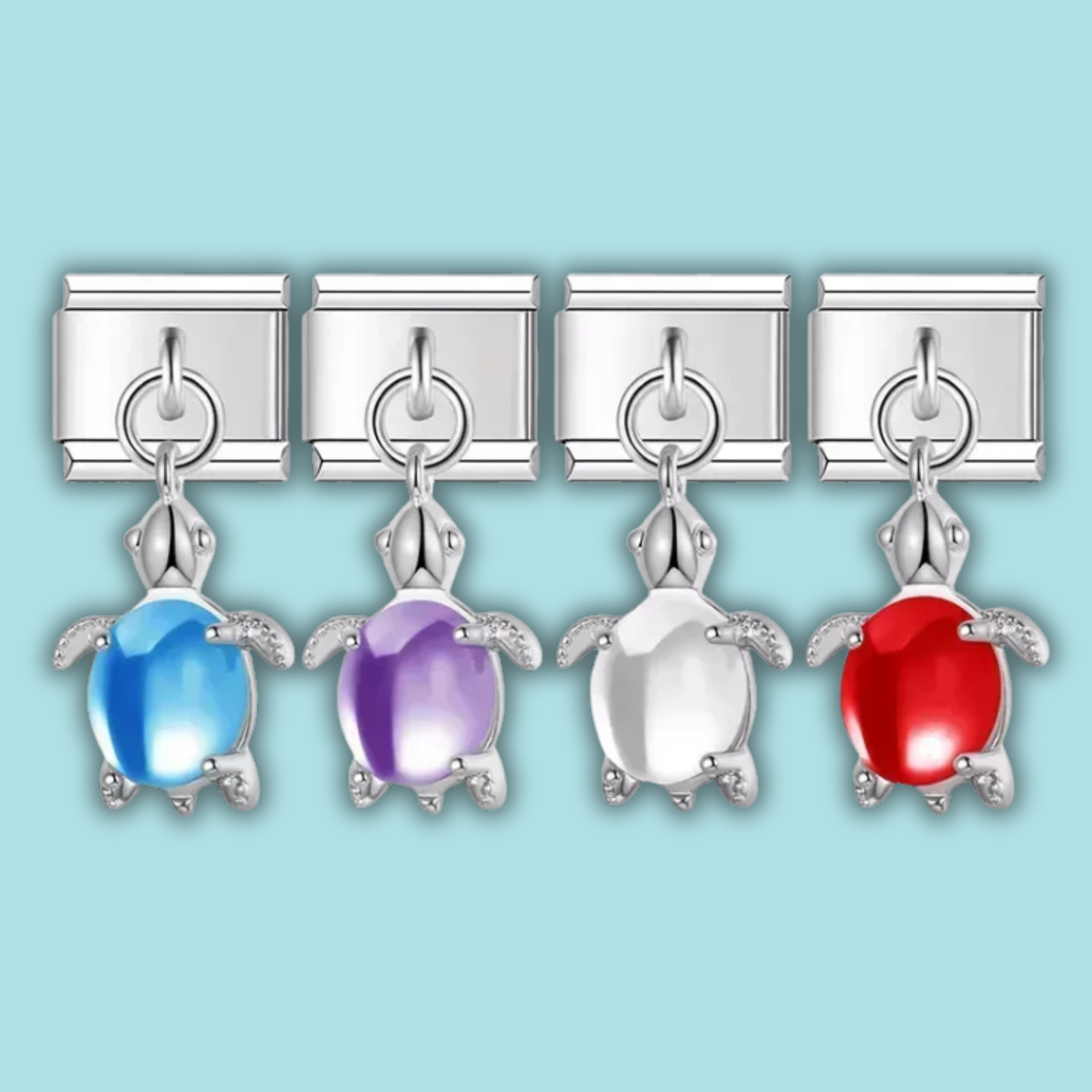 Turtle Charm Collection — 9mm Italian Bracelet