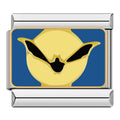 Charm Chauve-Souris devant Lune Jaune | Lymette