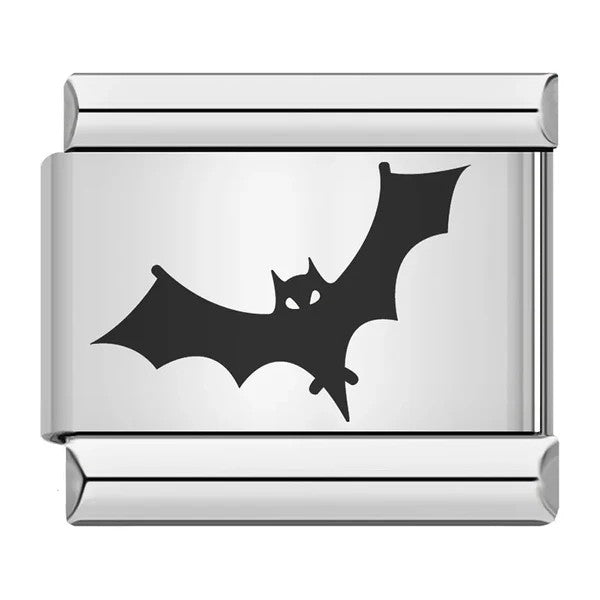 Charm Chauve-Souris Noire en Vol | Lymette