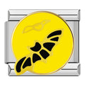 Charm Chauve-Souris sur Disque Jaune | Lymette
