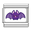 Charm Chauve-Souris Violette Souriante | Lymette