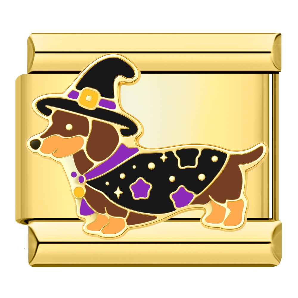 Charm Chien au Chapeau de Sorcière | Lymette