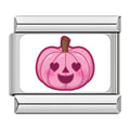 Charm Citrouille Rose Souriante | Lymette