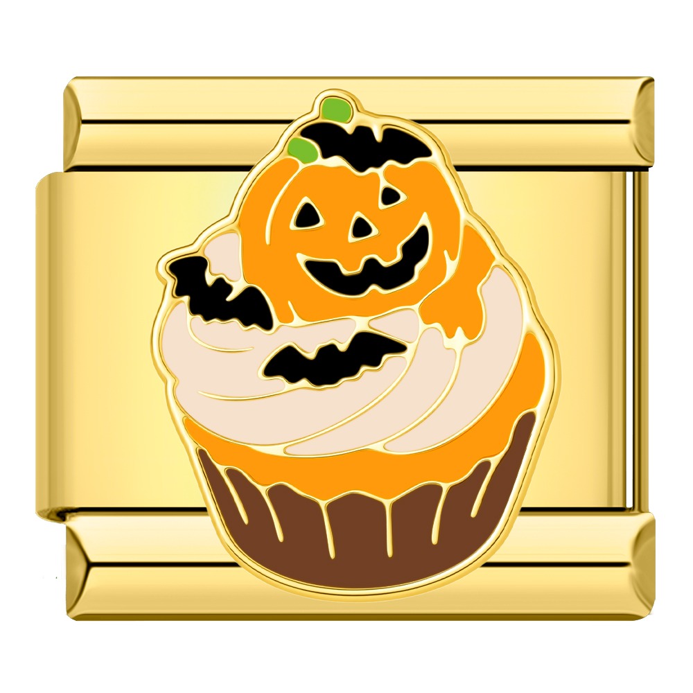 Charm Cupcake et Citrouille Orange | Lymette