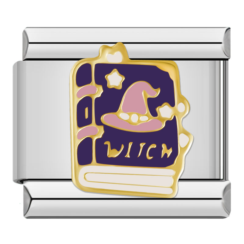 Charm Livre Violet de Sorcellerie | Lymette