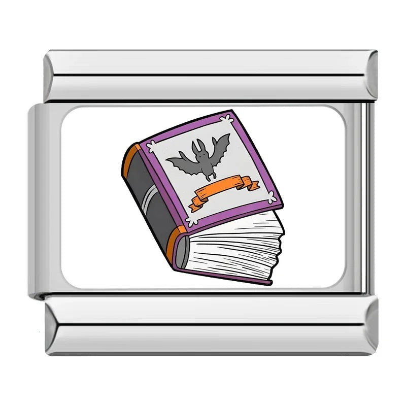 Charm Livre Violet de Sortilèges | Lymette