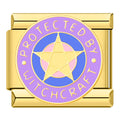 Charm Médaillon Protected by Witchcraft | Lymette