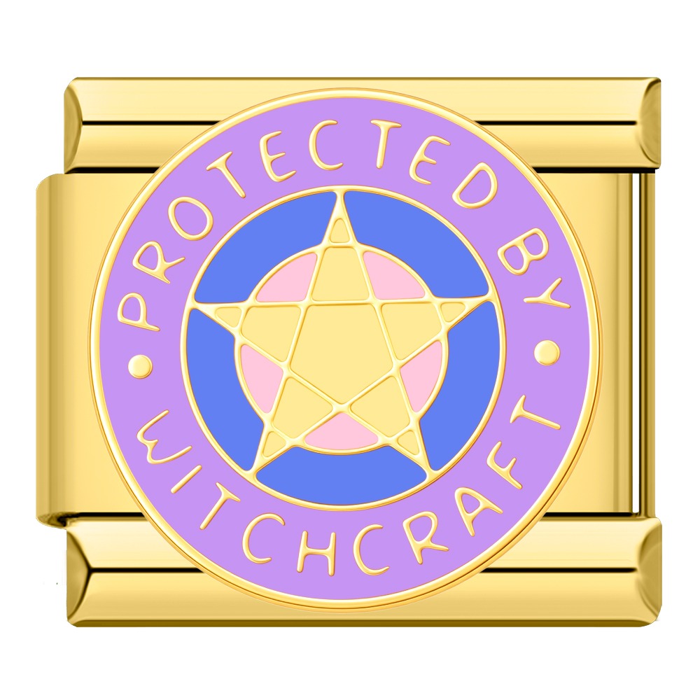 Charm Médaillon Protected by Witchcraft | Lymette