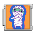 Charm Momie Verte Cartoon — Argenté | Lymette