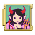 Charm Petite Diablesse Cartoon — Doré | Lymette