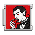 Charm Vampire à la Rose Rouge — Argenté | Lymette