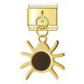 Pendentif Araignée Dorée au Corps Noir | Lymette