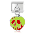 Pendentif Crâne Vert et Rouge | Lymette