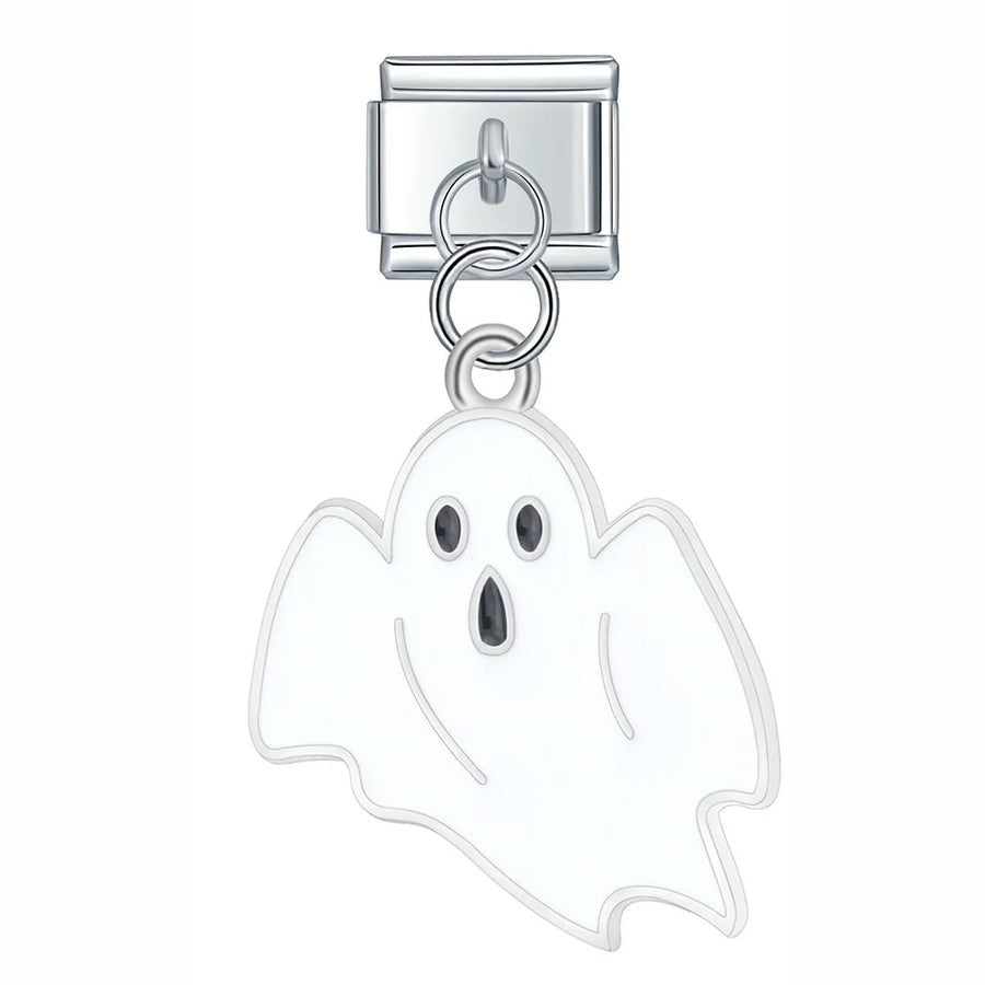 Pendentif Fantôme Blanc aux Bras Écartés | Lymette