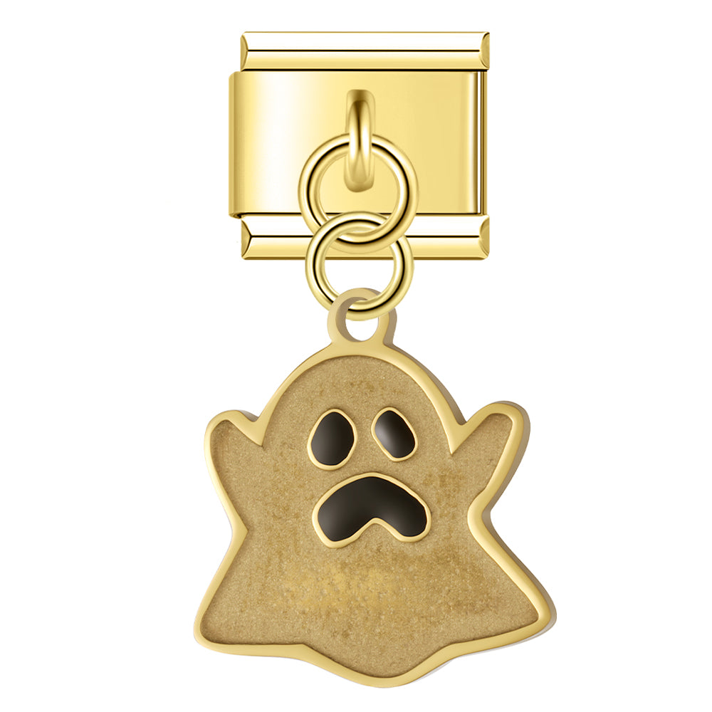 Pendentif Fantôme Doré aux Bras Levés | Lymette