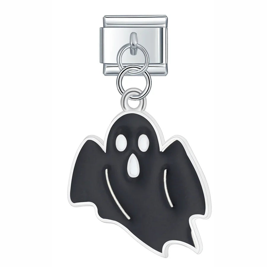 Pendentif Fantôme Noir aux Bras Écartés | Lymette
