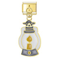 Pendentif Lanterne Grise et Bougie Jaune | Lymette